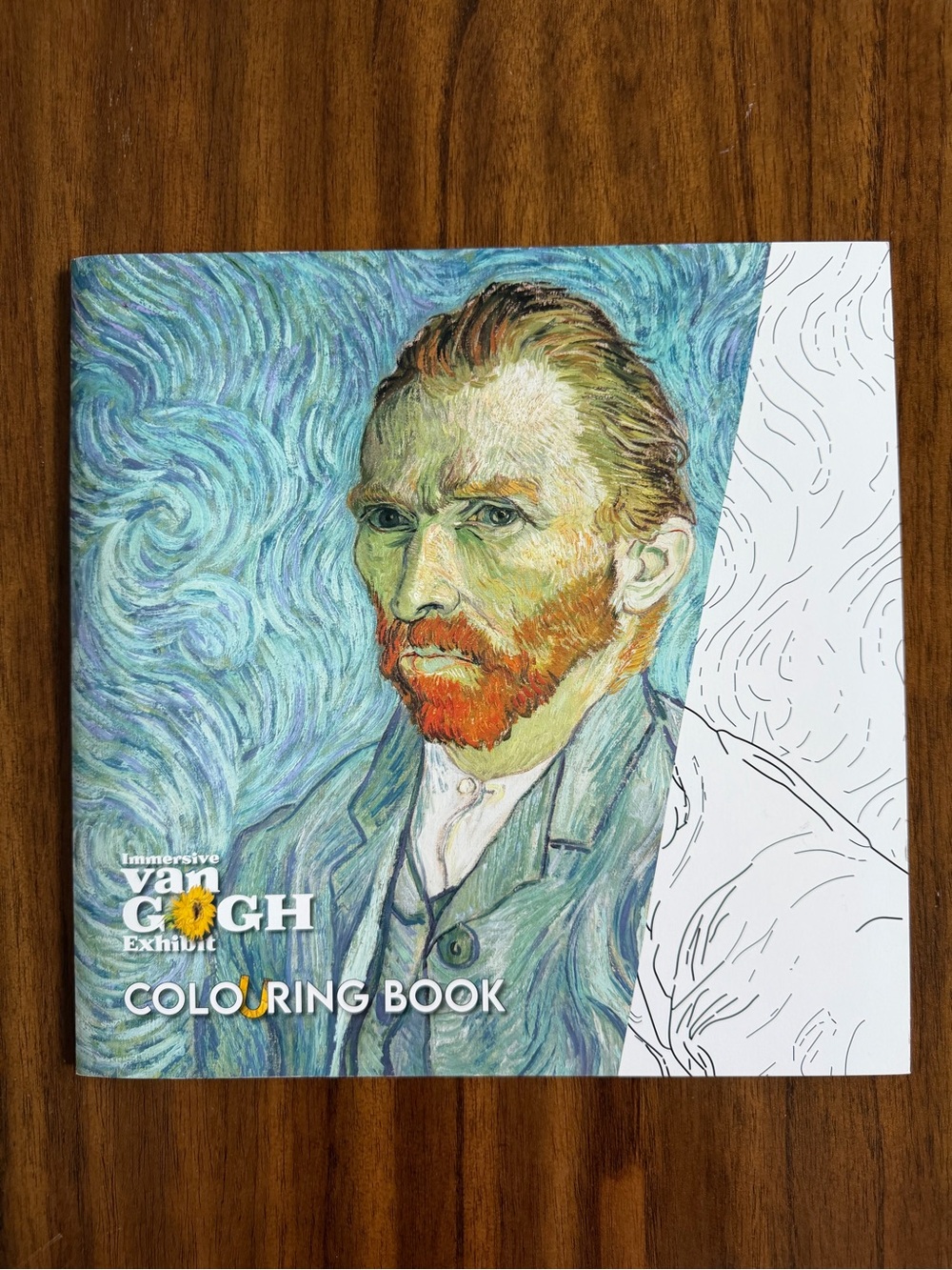 Van Gogh exhibit coloring book New